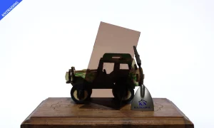 แผ่นตัน ผิวเรียบสีชา