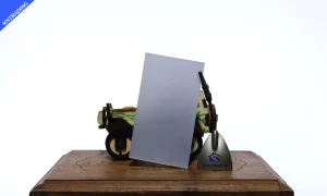 แผ่นตัน ผิวเรียบสีขาวไอซ์