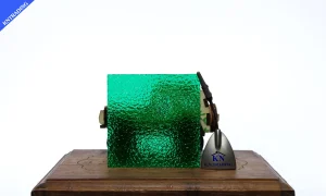 แผ่นตันผิวเปลือกส้มสีเขียว