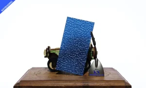 แผ่นตัน ผิวเปลือกส้มสีน้ำเงิน กันร้อน