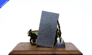 แผ่นตัน ผิวเปลือกส้มสีซิลเวอร์ กันร้อน