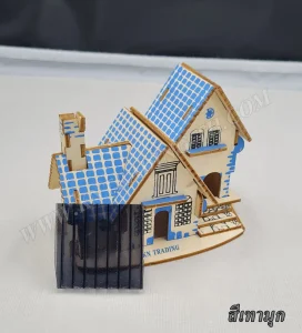 โพลีคาร์บอเนต แผ่นลูกฟูก สีเทามุก