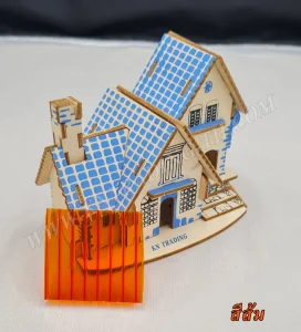 โพลีคาร์บอเนต แผ่นลูกฟูก สีส้ม