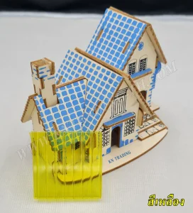 โพลีคาร์บอเนต แผ่นลูกฟูก สีเหลือง