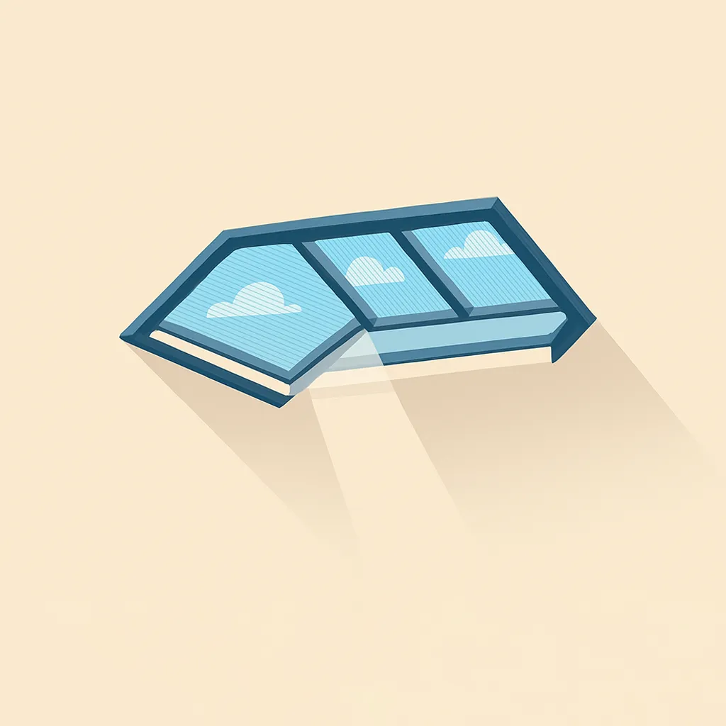 ช่อง Sky Light โปร่งแสงโพลีลูกฟูก